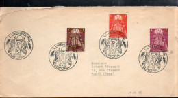 EUROPA FDC 1947 LUXEMBOURG - 1957
