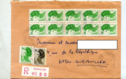 Lettre Recommandée Guebwiller Sur Gandon - Manual Postmarks