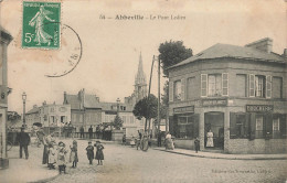 ABBEVILLE - Le Pont Ledien, Boucherie Lagache-Delamotte. - Abbeville