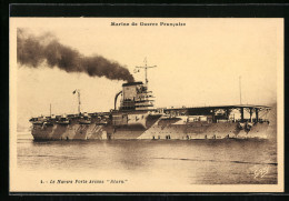 CPA Le Navire Porte Avions Béarn  - Warships