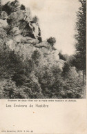 Les Environs De Hastière.   -   Rochers De Deux Têtes Sur La Route Entre  Hastière Et  Anthée   -   1900 - Hastiere