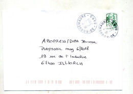 Lettre Cachet Roquemaure - Manual Postmarks