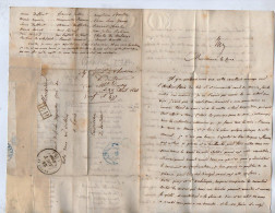 TB 4832 -1840 - Lettre De M. DARCY, Curé De THAROISEAU X AVALLON / MP VEZELAY / à M. DUFRICHE DESGENETTES, Curé à PARIS - 1801-1848: Vorläufer XIX