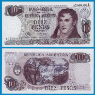 Argentinien - Argentina 10 Pesos UNC (1) 1970-73 Pick 289  (18668 - Autres - Amérique