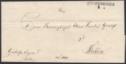 Preussen Pommern Ca. 1825 Umschlag Von GREIFENHAGEN L2 Nach STETTIN   (24575 - Other & Unclassified