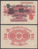 Darlehnskassenschein 2 MARK 1914 Ro 52b XF (2)   (30883 - Other & Unclassified