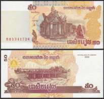Kambodscha - Cambodia 50 Riels 2002 Pick 52a UNC (1)     (30858 - Autres - Asie