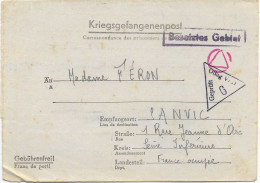 Prisonniers De Guerre - Oflag VI D - Lettre D'avril 1942 - Prisoners Of War Mail