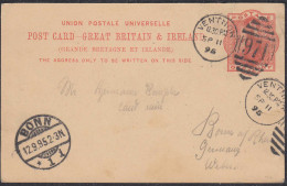 Grossbritannien - Great Britain UK 1895 VENTNOR Postal Stationery 1 P.    (65353 - Autres & Non Classés