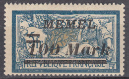 Memel 1922 Mi.118 Freimarke Mit Aufdruck 100 M. Auf 5 Fr. Postfrisch MNH  (70595 - Klaipeda 1923