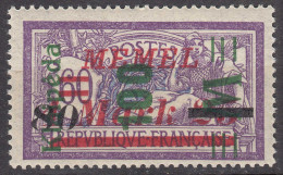 Memel 1923 Mi.164 Freimarke Mit Aufdruck 100 M. Auf 80 Auf 1,25 Postfrisch MNH - Memel (Klaïpeda) 1923