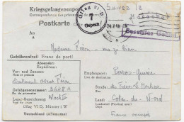 Prisonniers De Guerre - Oflag VI D - 27/07/1942 - Prisoners Of War Mail
