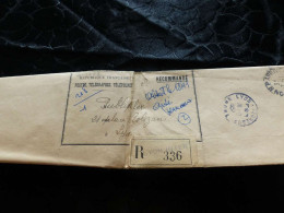 VP-306 , Lettre Recommandée LYON INTER 336, Datant Du 18 Novembre 1957 - 1921-1960: Modern Period