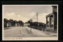 AK Nordenham, Blick In Die Bahnhofstrasse  - Nordenham