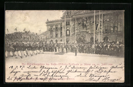 AK Hamburg-Altona, Enthüllungsfeier Des Kaiser-Wilhelm-Denkmals 1898  - Altona