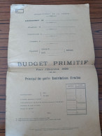 Budget Primitif Département Vienne 1926 - Non Classés
