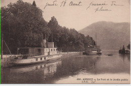 HTE SAVOIE-Annecy-Le Port Et Le Jardin Public - Abem 4341 - Annecy