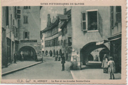 HTE SAVOIE-Annecy-La Rue Et Les Arcades Sainte Claire - Pariot 91 - Annecy