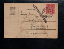 AUTRICHE FELDPOSTKARTE 1918 - Lettres & Documents