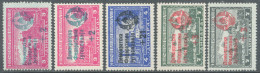 Yugoslavia, 1944, (Mi.Nr.451/3 I+II), Overprint ** - Unused Stamps