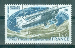 FRANCE - P.A. N°50 Oblitéré - Cinquantenaire De La Traversée De L'Atlantique-Nord. - 1960-.... Used