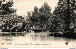 NÂ°11162 Z -cpa Tours -le Jardin Des PrÃ©bendes D'OÃ«- - Tours