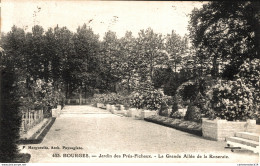 NÂ°11040 Z -cpa Bourges -jardin Des PrÃ¨s Fichaux- La Grane AllÃ©e- - Bourges