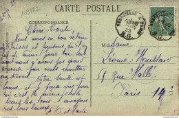 NÂ°10996 Z -cachet Convoyeur (ambulant) Versailles Ã  Paris -RG -1923- - Spoorwegpost