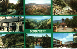 NÂ°11762 Z -cpsm Derbyshire -multivues- - Derbyshire