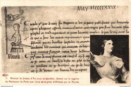 NÂ°11596 Z -cpa Portrait De Jeanne D'Arc Avec Sa BanniÃ¨re - History