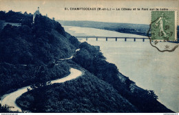 NÂ°11535 Z -cpa Champtoceaux -le CÃ'teau Et Le Pont Sur La Loire- - Champtoceaux