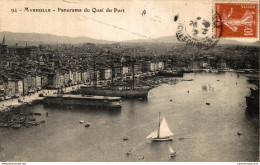NÂ°11522 Z -cpa Marseille -panorama Du Quai Du Port- - Joliette, Hafenzone