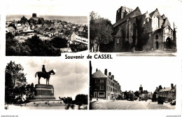 NÂ°11452 Z -cpsm Souvenir De Cassel (Nord) - Gruss Aus.../ Grüsse Aus...