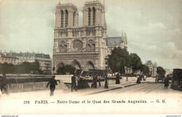 NÂ°11389 Z -cpa Paris - Notre Dame Et Le Quai Des Grands Augustins- - Brücken