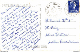 NÂ°11368 Z -cachet Manuel PointillÃ© -Gruffy -1959- - Manual Postmarks