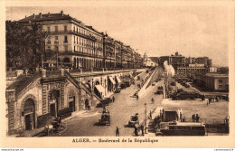 NÂ°12396 Z -cpa Alger -boulevard De La RÃ©publique- - Alger