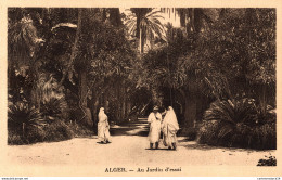 NÂ°12401 Z -cpa Alger -au Jardin D'essai- - Alger
