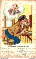 NÂ°12360 Z -cpa Illustrateur -le TÃ©lÃ©phone Ã  Trifouilly Les Oies- - Contemporain (à Partir De 1950)