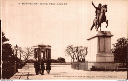 NÂ°12137 Z -cpa Montpellier -chÃ¢teau D'Eau- Louis XIV- - Montpellier
