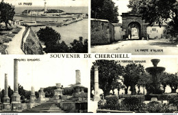 NÂ°12072 Z -cpsm Souvenir De Cherchell -multivues- - Other & Unclassified