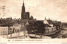 NÂ°11999 Z -cpa Strasbourg -pont St Thomas Et CathÃ©drale- - Strasbourg