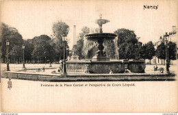 NÂ°13169 Z -cpa Nancy -fontaine De La Place Carnot- - Nancy
