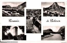 NÂ°12594 Z -cpsm Souvenir De Sisteron -multivues- - Gruss Aus.../ Grüsse Aus...