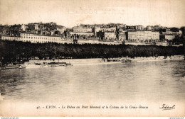 NÂ°13813 Z -cpa Lyon -le RhÃ'ne Au Pont Morand Et Le Coteau De La Croix Rousse- - Autres & Non Classés
