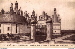 NÂ°13683 Z -cpa ChÃ¢teau De Chambord -l'entrÃ©e Du Jardin De Pologne- - Castles