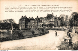 NÂ°13673 Z -cpa Paris -Jardin Du Luxembourg Et SÃ©nat- - Parks, Gardens