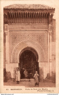NÂ°13616 Z -cpa Marrakech -porte Du Souk Des Mjadlia- - Marrakech