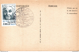 NÂ°14291 Z -cachet 1er Jour Auxerre -Marie NoÃ«l- - Commemorative Postmarks