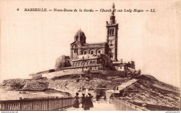 NÂ°14211 Z -cpa Marseille -Notre Dame De La Garde- - Notre-Dame De La Garde, Ascenseur