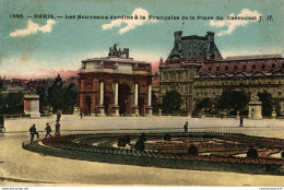NÂ°14037 Z -cpa Paris -les Nouveaux Jardins Ã  La FranÃ§aise De La Place Du Carrousel- - Andere Monumenten, Gebouwen